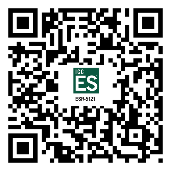 QR code that opens ICC-ES report ESR-5121